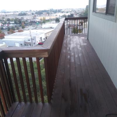 San Rafael Dry Rot Deck Repairs Lower Deck Board And Pickets Re Install Completed