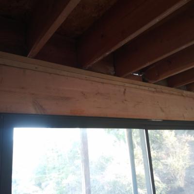 San Rafael Dry Rot Deck Repairs Lower Deck Full Wall Reframing Interior View